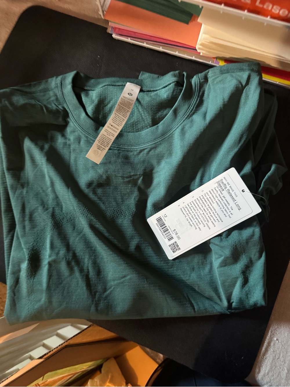 lululemon athletica Long Sleeve Tee swiftly relaxed Green
